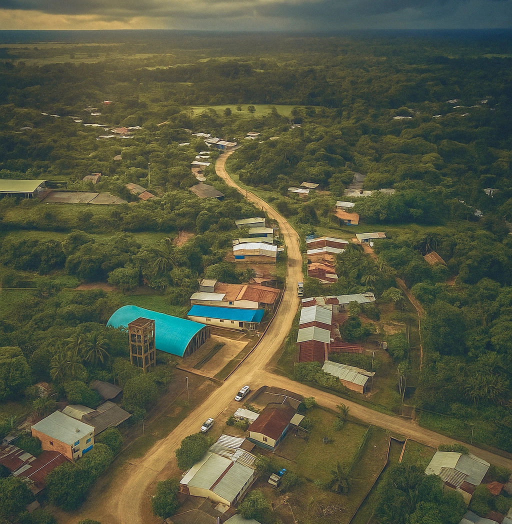 20250902_0906_Rural-Village-Aerial-View_remix_01k45bvj3ye9qsft6nn59wzj5h